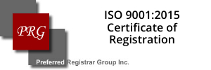 ISO 9001:2015 PRG Logo