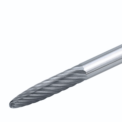 Round Nose Tree Carbide Burrs, 1/8in Shank