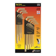 GOLDGUARD BALL HEX WRENCH SET IN/MM 22PC