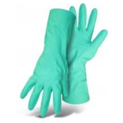 GREEN NITRILE GLOVE- UNLINED SZ9 LARGE
