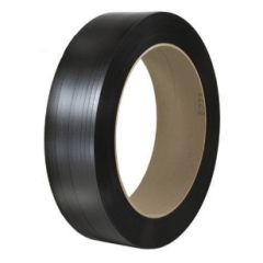 1/2" 775 LB POLYESTER STRAPPING BLACK