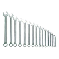 16PC 1/4in -1-1/4in COMBO WRENCH SET