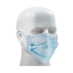 FACE MASK, PLEATED W/EAR LOOPS BOX OF 50