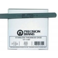 .002inx1/2inx25ft SS THICKNESS GAGE