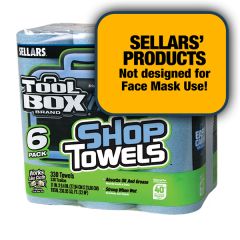 TOOLBOX Z400 BLUE SHOP TOWEL ROLL 6 PACK