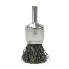 3/4in .006 CRIMP. STEEL WIRE END BRUSH