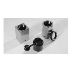 5C SQUARE BLOCK WITH TIGHTENING RING