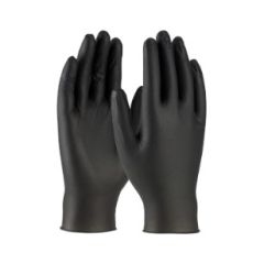 5MIL BLACK NITRILE POWDER FREE GLOVE SM