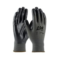 G-TEK LG KNIT NYLON GLOVE NITRILE COATED