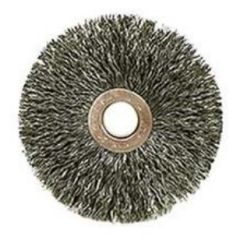 3in COPPER CENTER CRIMP. WIRE WHEEL