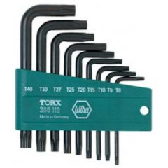 9PC T8-T40 TORX L-KEY SET