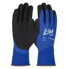 G-TEK 13G WATERPROOF BLU/BLA GLOVE MED