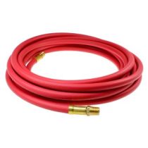 1/4 X 25' RED  RUBBER HOSE W/FITTINGS