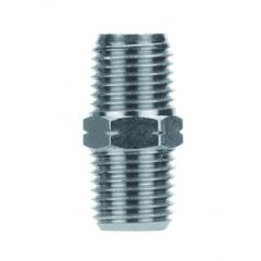 NC ML HEX NIPPLE 1/2 NPTF ALPHA FITTING