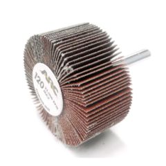 2x1x1/4 SHANK 120 GR MTD FLAP WHEEL