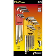 BRITEGUARD BALL HEX WRENCH SET IN/MM22PC