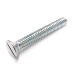 10-24X1-1/2 FLHD MACH SCREW SLOTTED ZINC