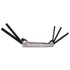 5PC. 3/16-3/8" FOLDING HEX KEY SET-LONG