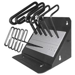 1600  3/32-3/8" 6" T-HANDLE HEX KEY SET