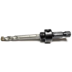 3/8SHANK 1/2-20 HOLESAW ARBOR W/CTDRILL