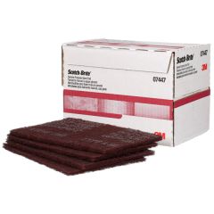 7447 6x9 3M SCOTCH BRITE MAROON HAND PAD