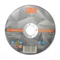 4-1/2x.045x7/8 3M T1 SILVER CUT-OFF WHL