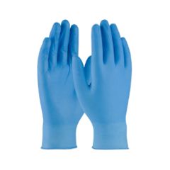 4MIL BLUE NITRILE POWDER FREE GLOVE S