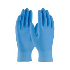 4MIL BLUE NITRILE POWDER FREE GLOVE-MED