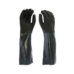 PVC DIPPED JERSEY LINER 18" GLOVE-LARGE