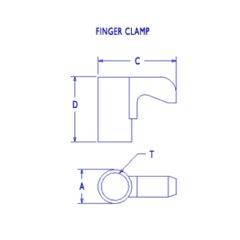 CL-7 INSERT FINGER CLAMP