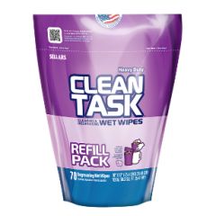 CLEAN TASK REFILL WIPES-70CT