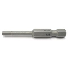 1/8 HEX BIT 1/4" POWER DRIVE