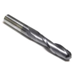 1/2 2FL LONG CARB BALL ENDMILL TIALN-F