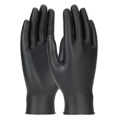 6MIL GRIPPAZ GLOVE BLACK-MEDIUM BOX/50