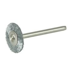 3/4in MINIATURE WIRE WHEEL 1/8" STEM